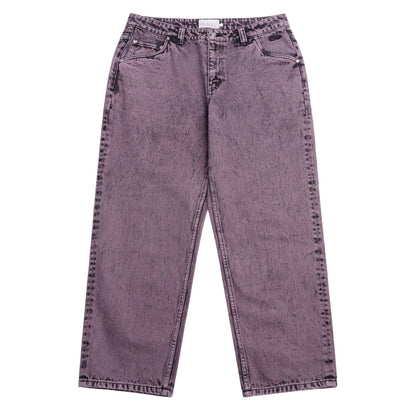 Dime Classic Relaxed Denim Pants Overdyed Plum