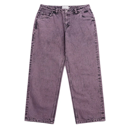 Dime Classic Relaxed Denim Pants Overdyed Plum