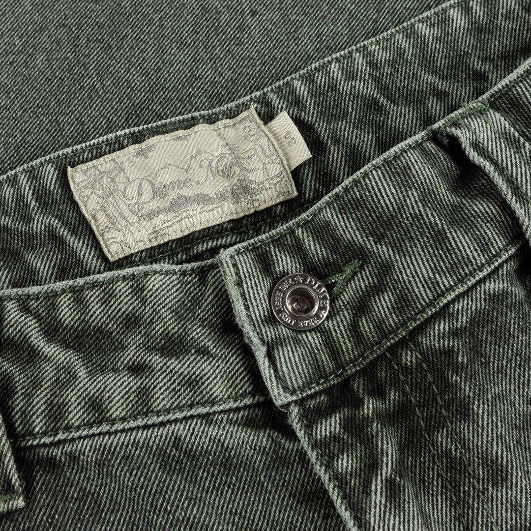 Dime Classic Baggy Denim Pant Overdyed Green