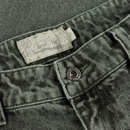 Dime Classic Baggy Denim Pant Overdyed Green