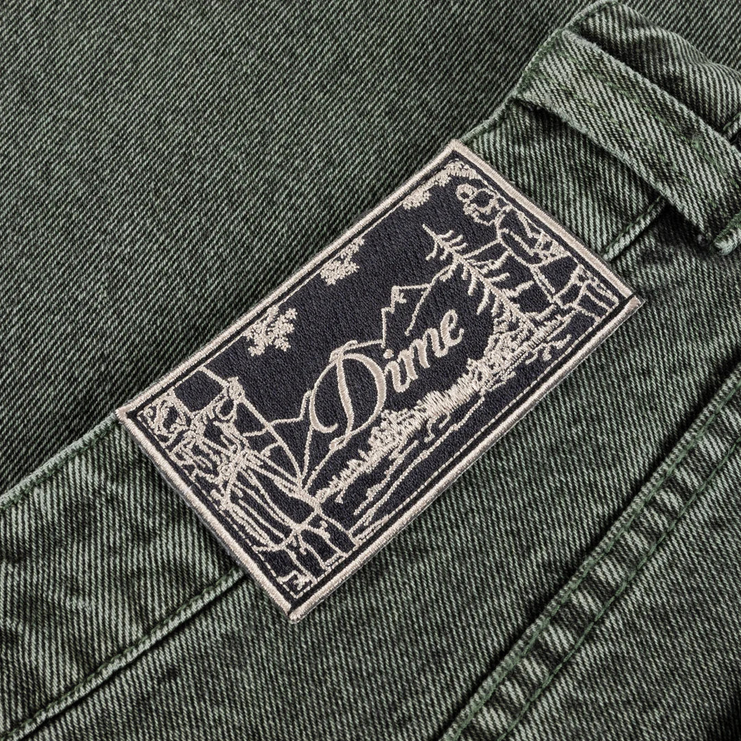 Dime Classic Baggy Denim Pant Overdyed Green
