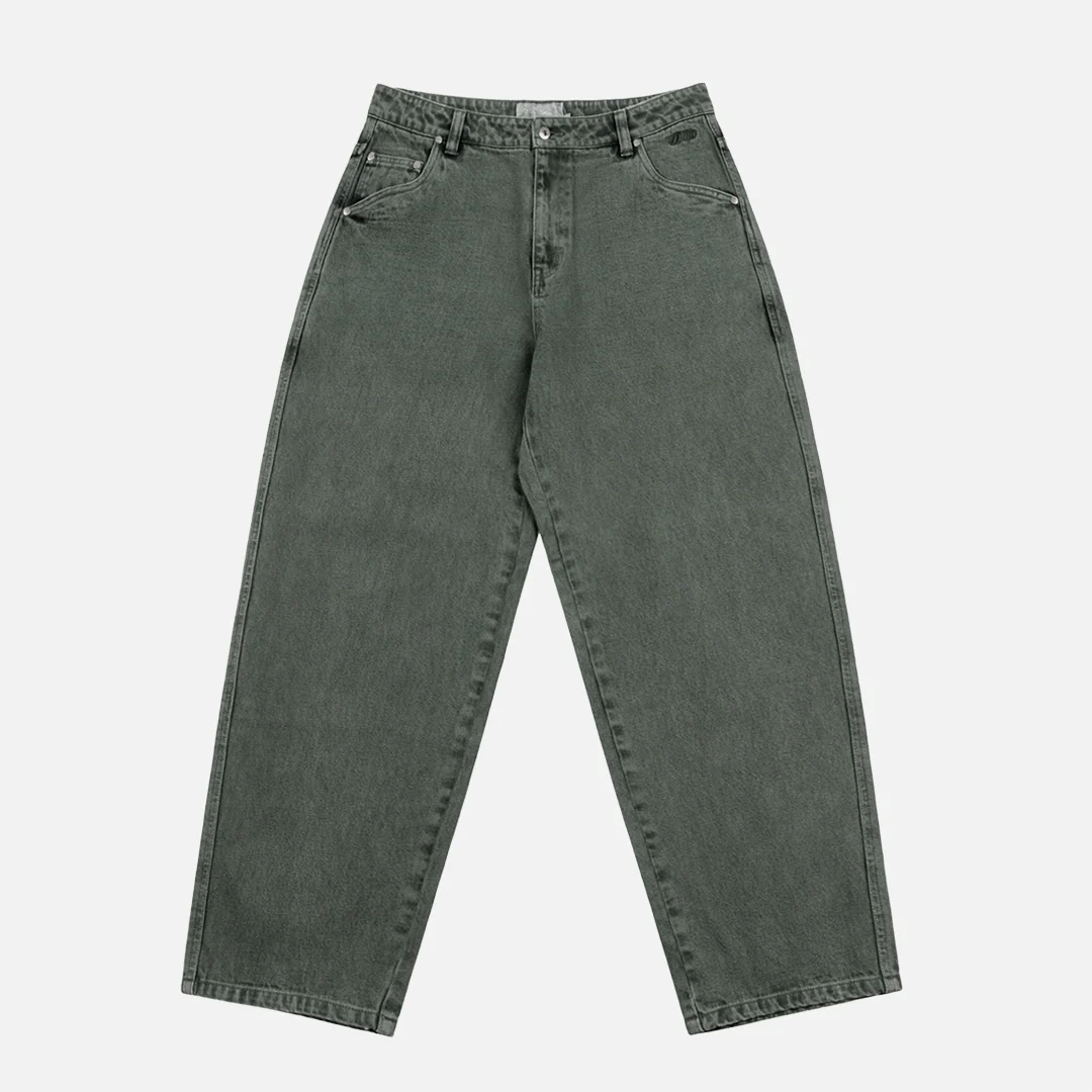 Dime Classic Baggy Denim Pant Overdyed Green