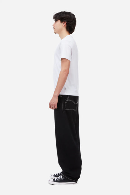 Dime Classic Baggy Denim Pant Black Contrast Stitch