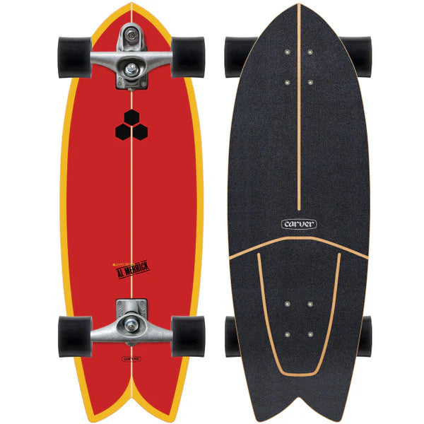 Carver x Channel Islands C7 Raw 29.25" Fish Surfskate Complete (V5)