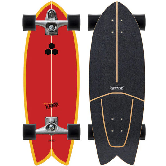 Carver x Channel Islands C7 Raw 29.25" Fish Surfskate Complete (V5)