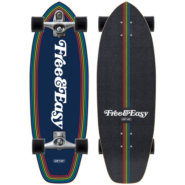 Carver C7 Raw 30.75'' x Free & Easy Prism�Surfskate Complete (V4)