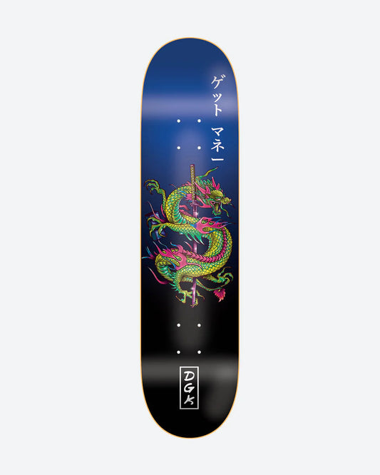DGK Get Money 2 Deck Blue/Black - 8.06