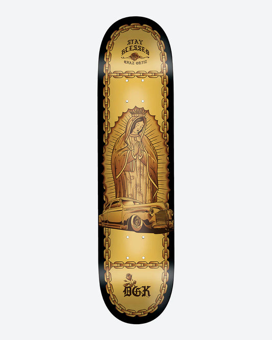 DGK Lo-Side (Dipped) Ortiz Deck Black - 8.1