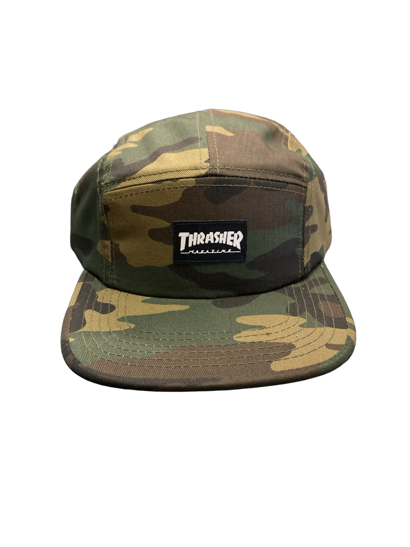 Thrasher 5 Panel Camo Hat