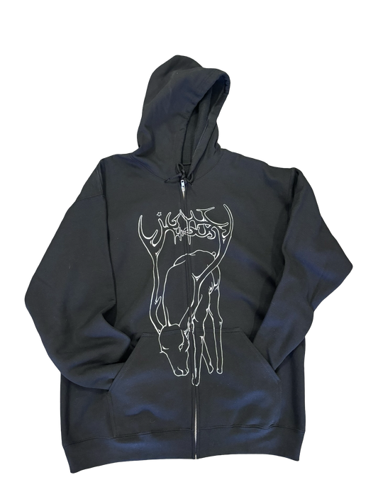 Lighthouse Deer Zip Up