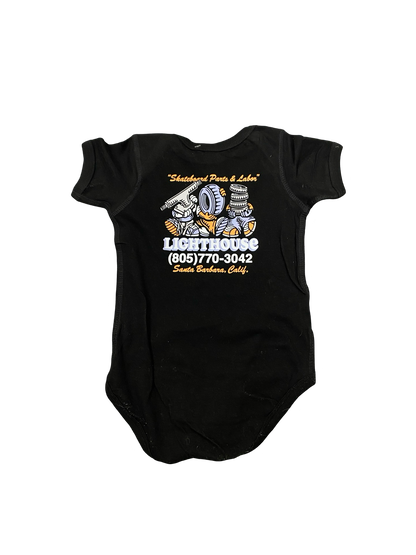 Lighthouse Parts and Labor Baby Onesie