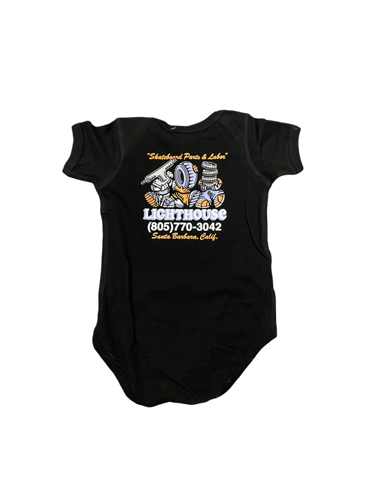 Lighthouse Parts and Labor Baby Onesie