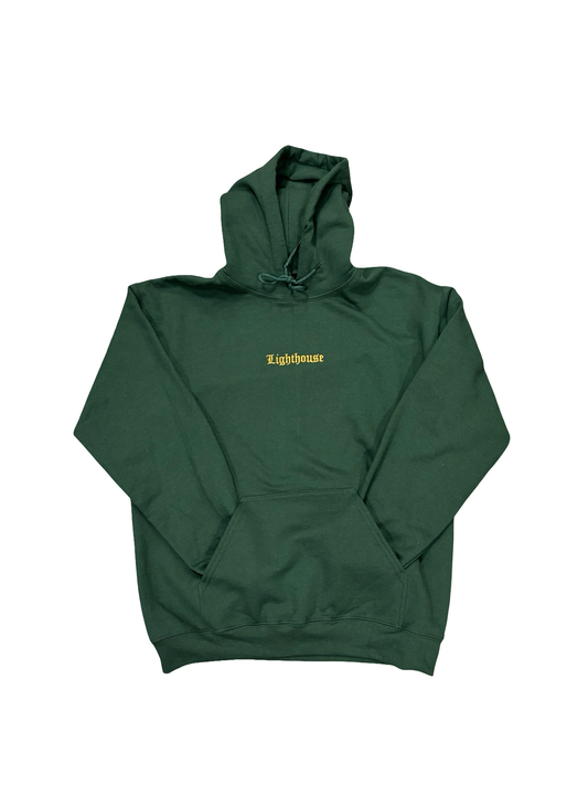 Lighthouse Old English Hoodie