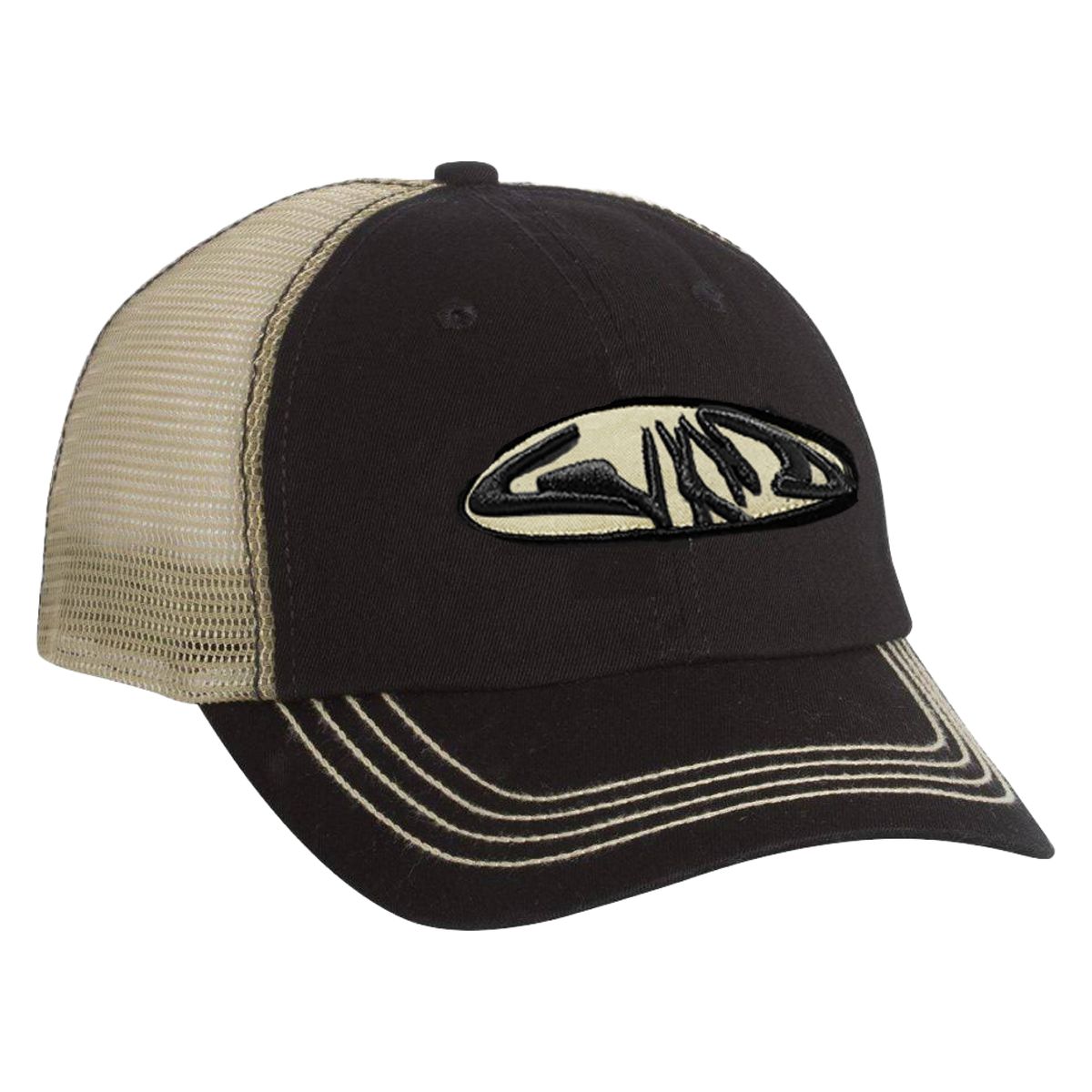 WKND FISHBONE PATCH CONTRAST STITCH TRUCKER