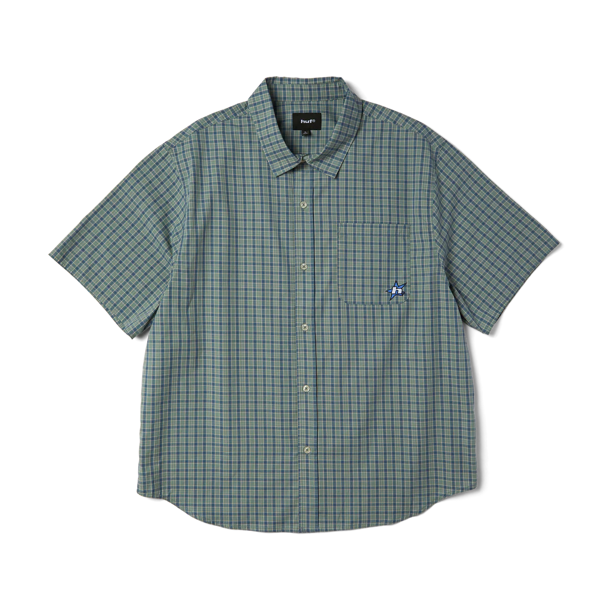 Huf H STAR SS PLAID SHIRT