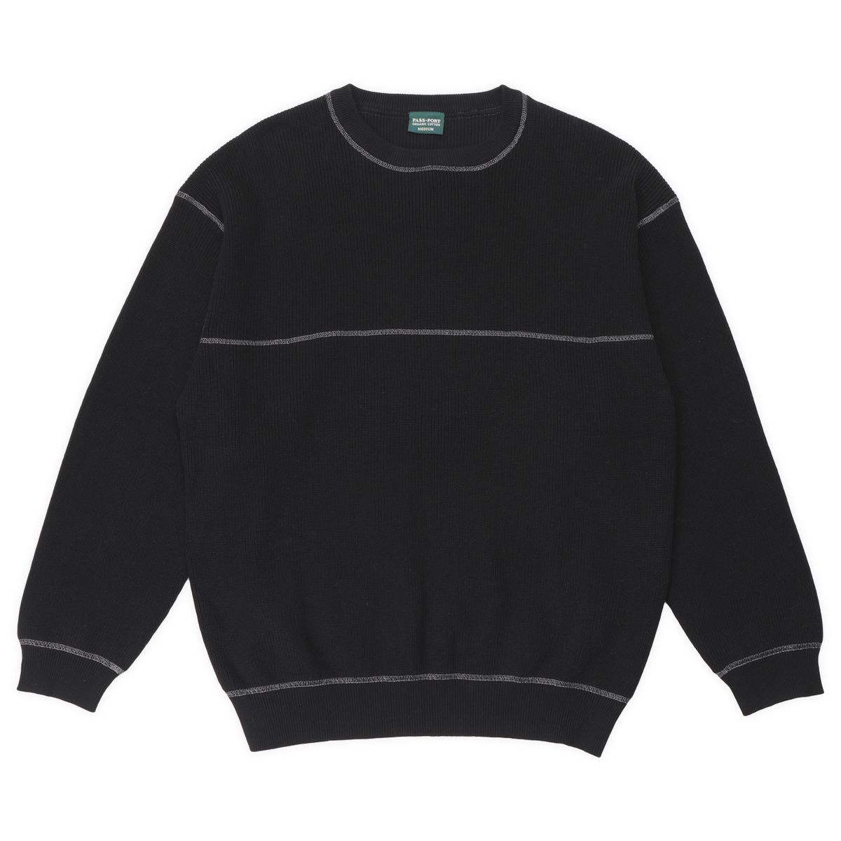 Passport Overlocked Organic Knit Sweater