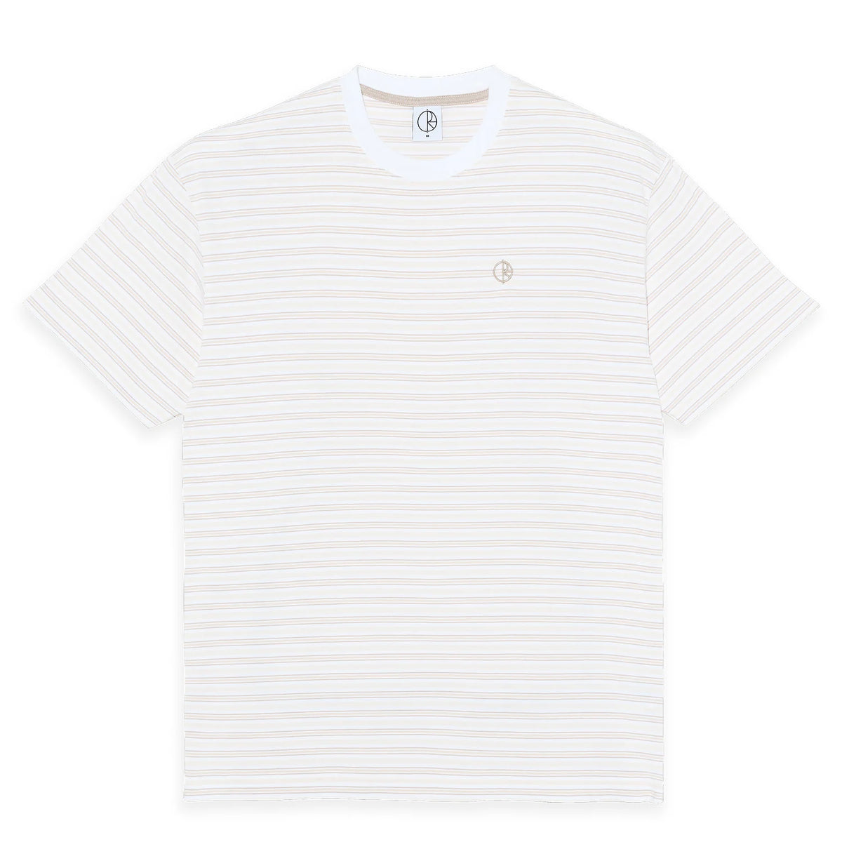 Camiseta con bolsillo de rayas polares (negro / verde)