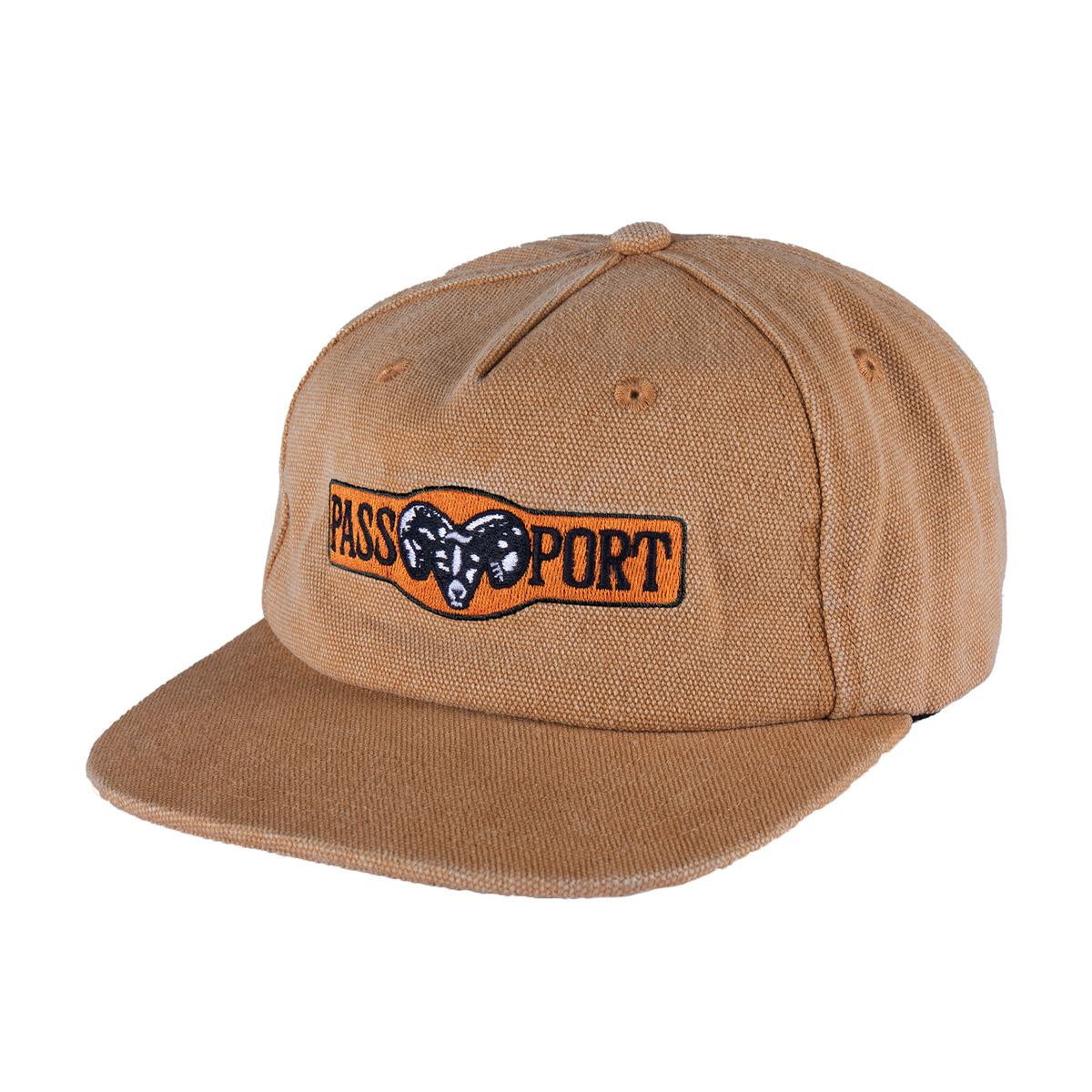 Passport Ram Heavy Canvas Workers Cap Tan