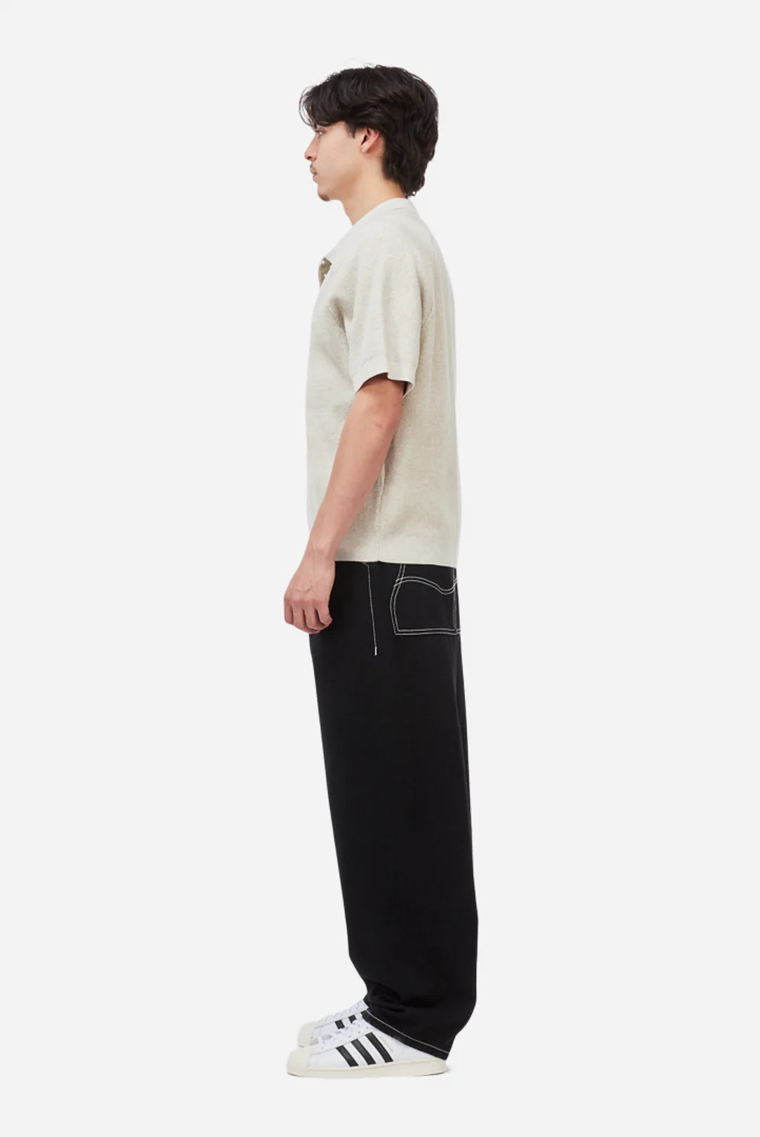 Dime Cable Knit Polo
