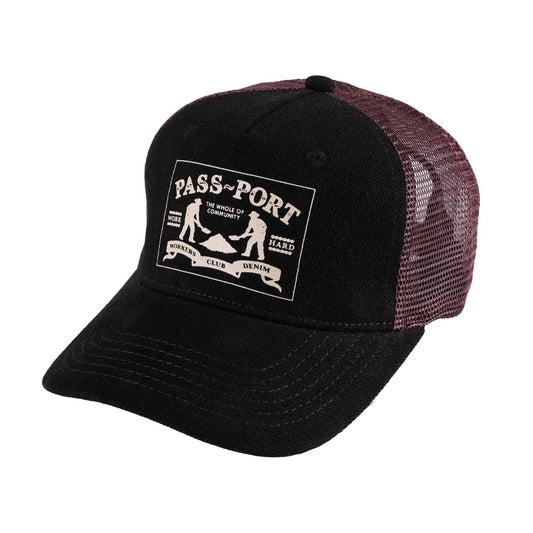 Passport Workers Club Denim Packers Trucker
