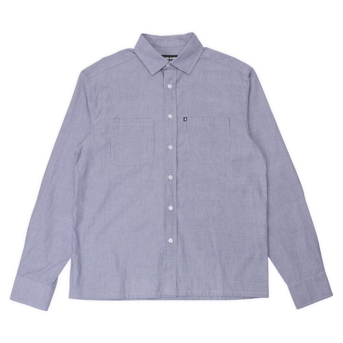 Passport Workers Sripe Shirt Long-sleeve