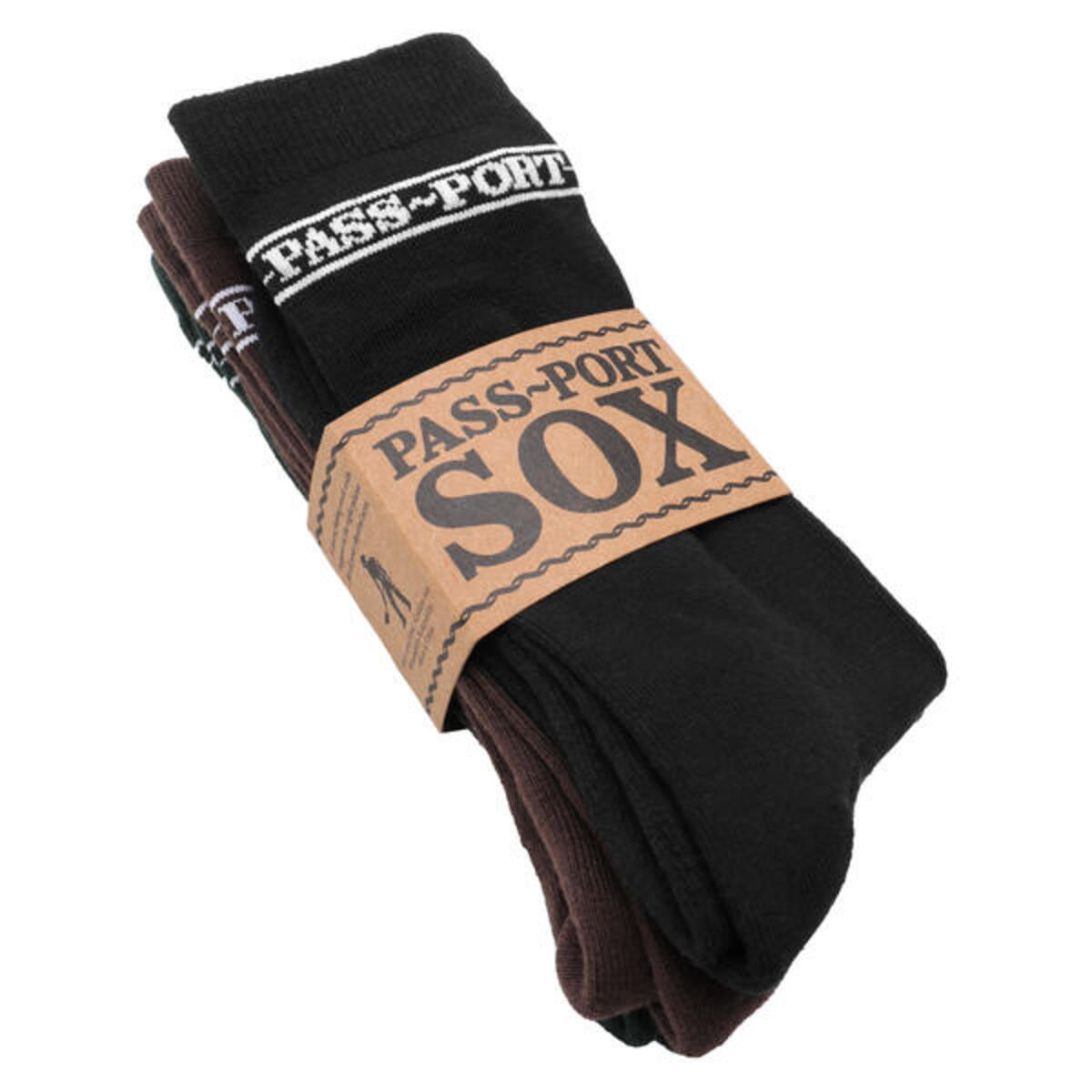 Passport 3 Pack Socks