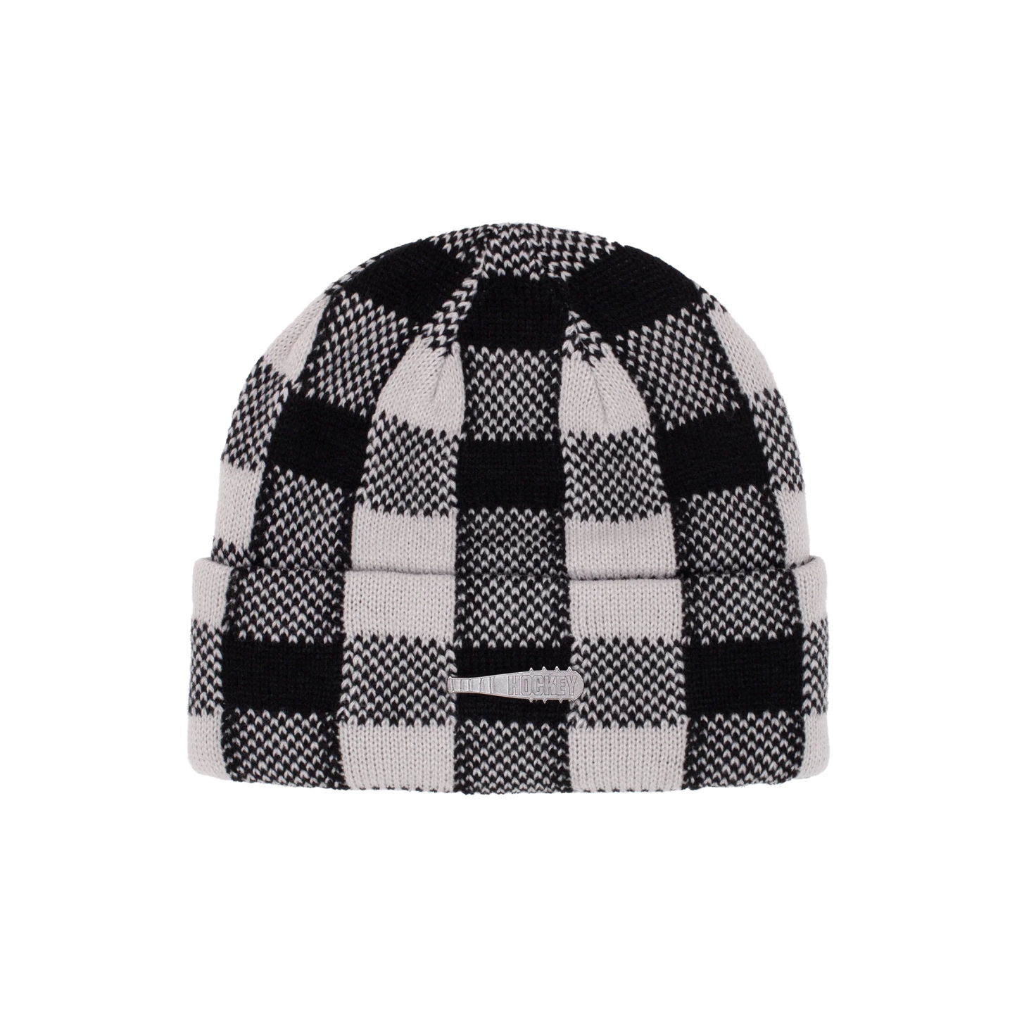 Hockey Plaid Beanie